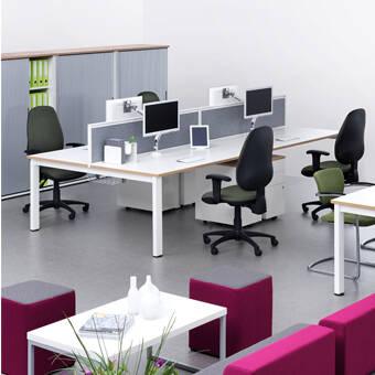 FBCD - Bank of 2 Freeway Back to Back Desks - Various sizes available*
