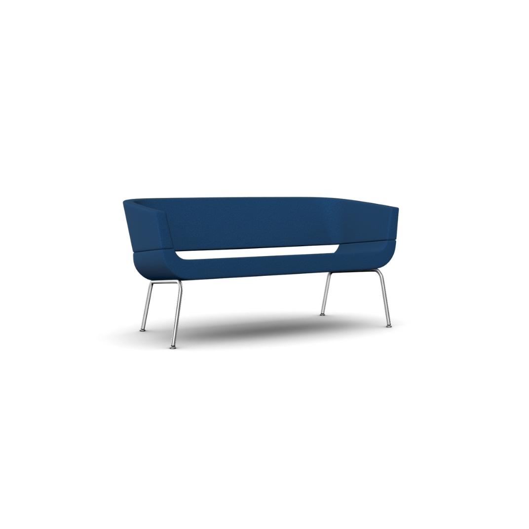 A822 - Allermuir Lola Sofa With Tubular Frame