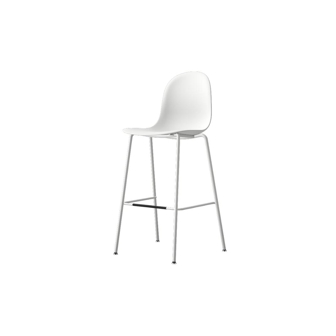KIN602 - Kin High Back Stool, 4 Leg Frame