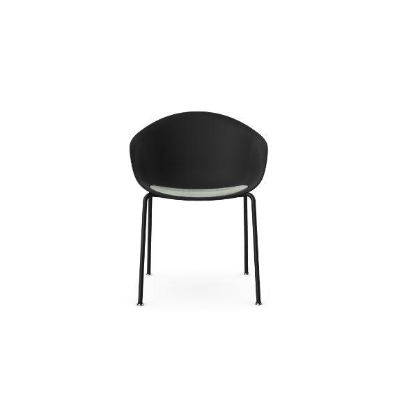 KIN302U1 Kin Tub Chair With 4 Leg Frame, Upholstered Seat Pad