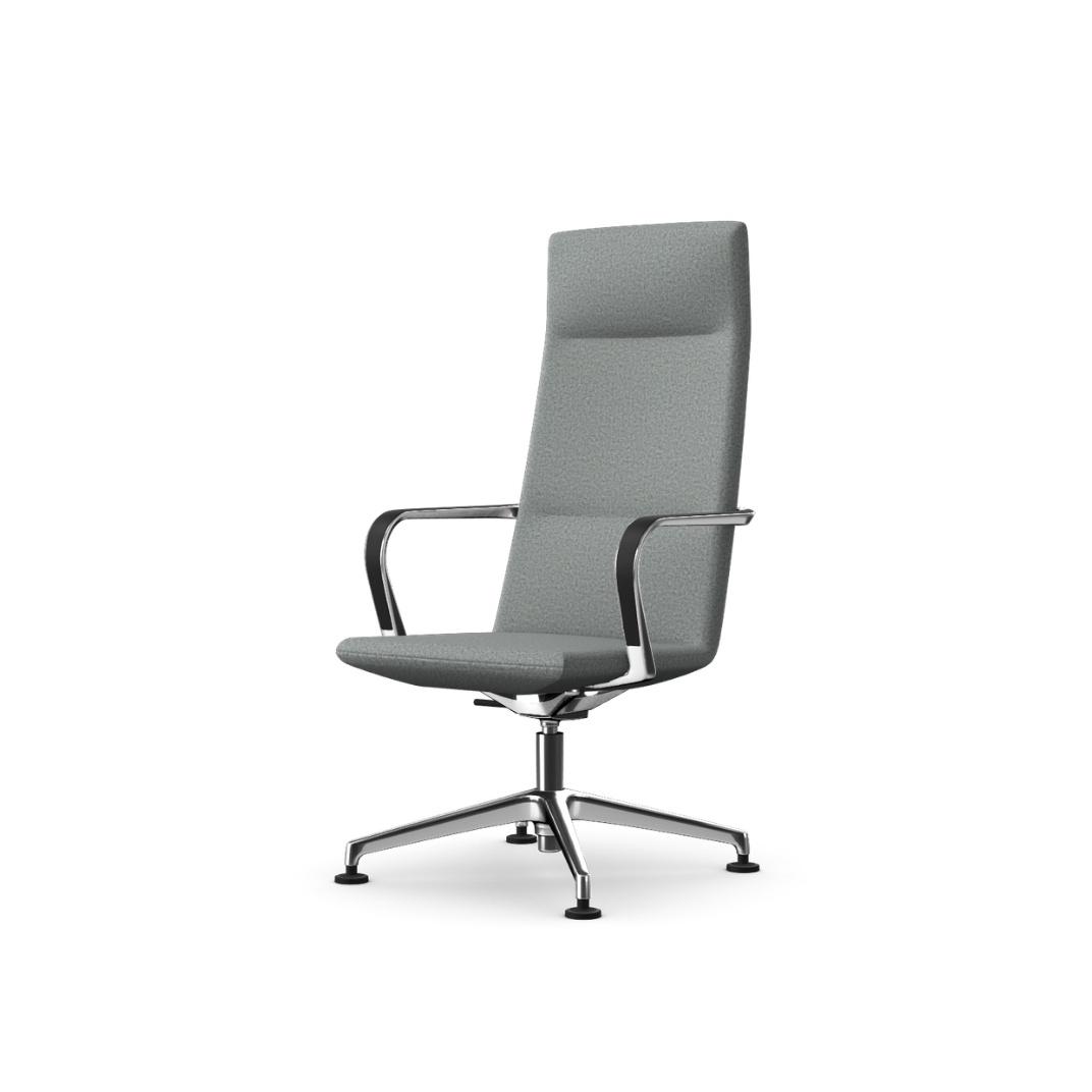 RAP224G Rapt High Back With Tilt Mechanism, 4 Star Base With Glides