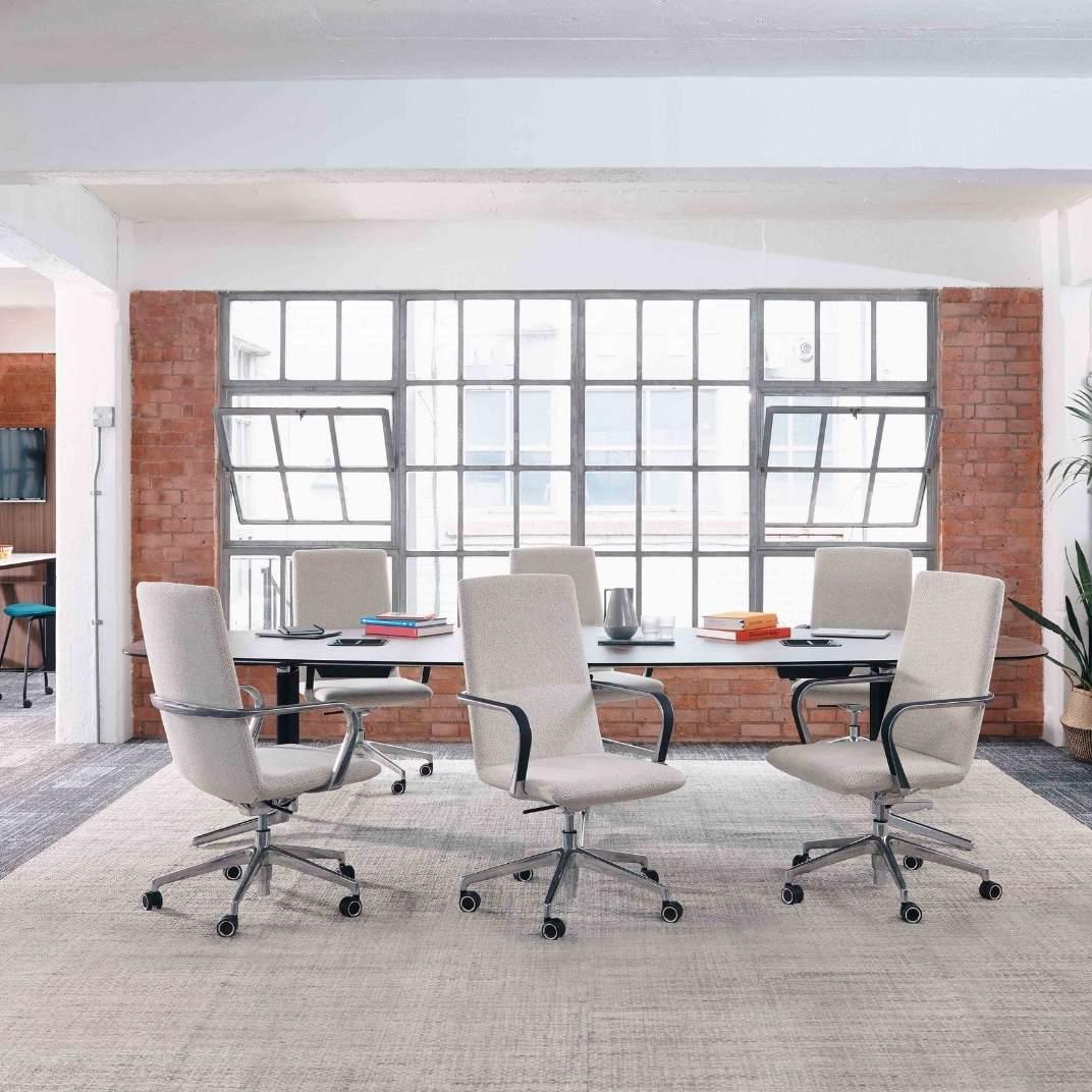 RAP224G Rapt High Back With Tilt Mechanism, 4 Star Base With Glides