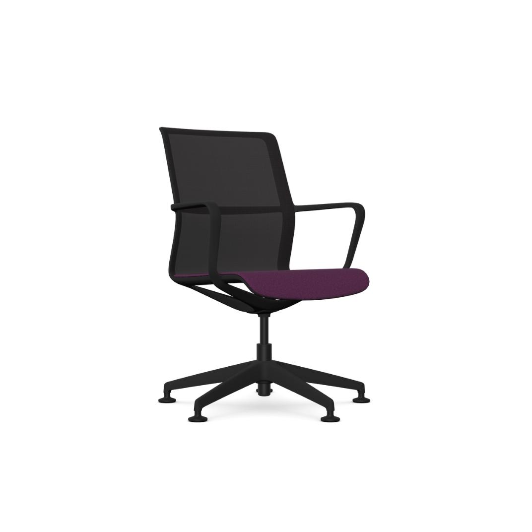 CR3 Circo Conference Chair, Static Yoke With Glides