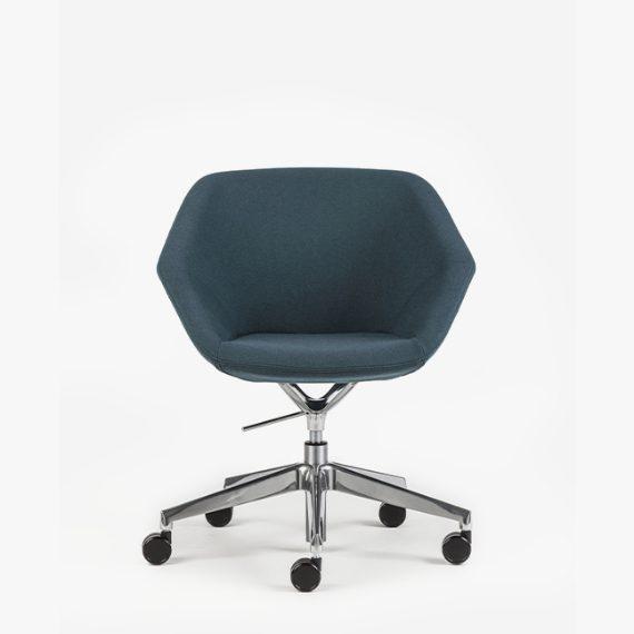 CLR50 Clara Side Chair on a 5 Star Base