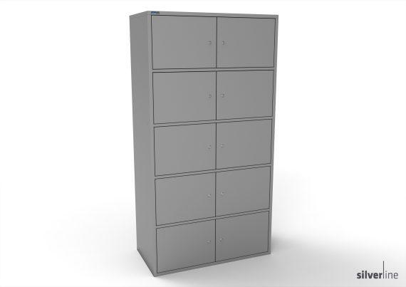 PM190PC10SDD - M:Line Ten Personal Lockers with digital kitlock