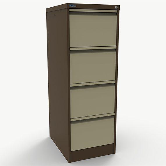 M:Line Filing Cabinet - Four Drawer Foolscap 