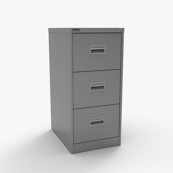 A4 Midi Filing Cabinet - Three Drawer 