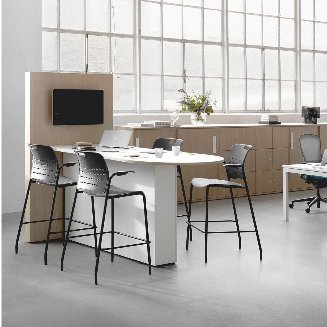 JNY05 - Jonny Multi-Purpose Chair 4 Leg Frame Stool with Glides