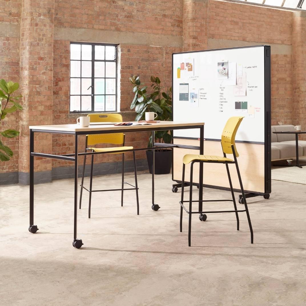 JNY05 - Jonny Multi-Purpose Chair 4 Leg Frame Stool with Glides