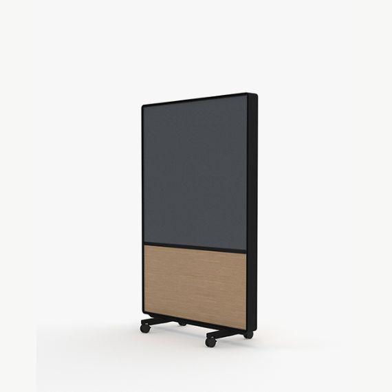 AW2012MF Adapt Wall with Fabric Upper Panels and MFC Lower Panels