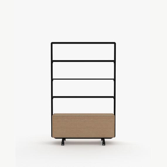 AW2012CHSL Adapt Wall 3 Shelf Unit and 4 Drawer Storage Unit