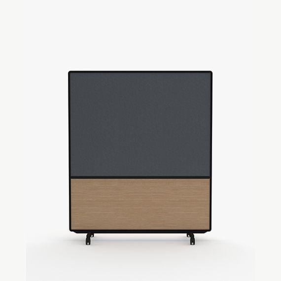 AW2016MFD Adapt Wall with Fabric and Drywipe Upper Panels and MFC Lower Panels