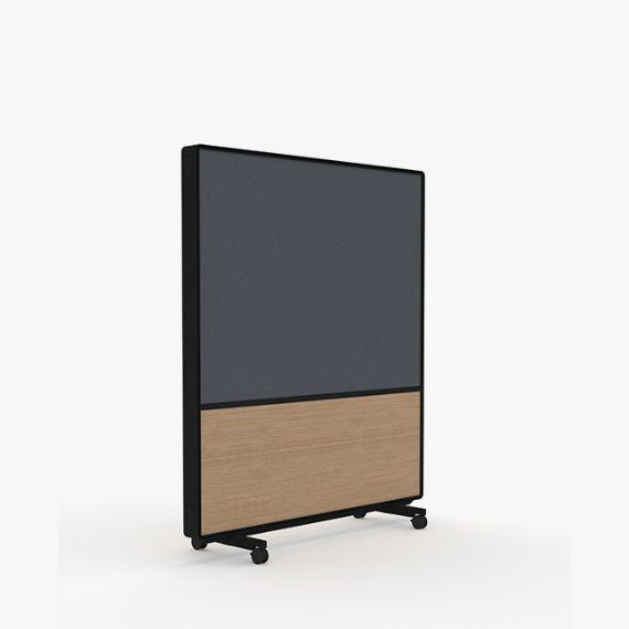 AW2016MF Adapt Wall with Fabric Upper Panels and MFC Lower Panels