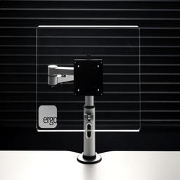 XSTREAMCOMB02S - X-Stream 2 Beam Monitor Arm with Through Desk and Clamp Fixing