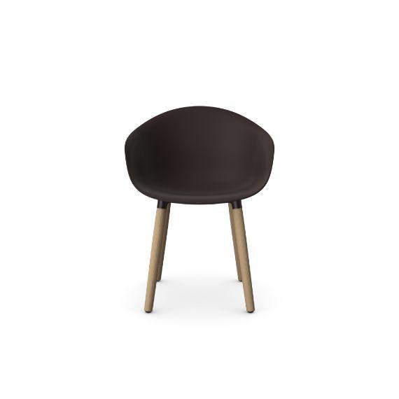 KIN303 Kin Tub Chair With Wooden Legs