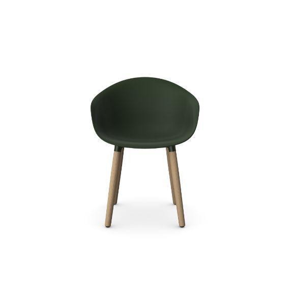 KIN303 Kin Tub Chair With Wooden Legs