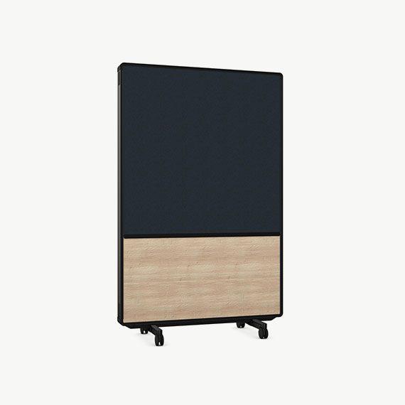 AW2012MF Adapt Wall with Fabric Upper Panels and MFC Lower Panels