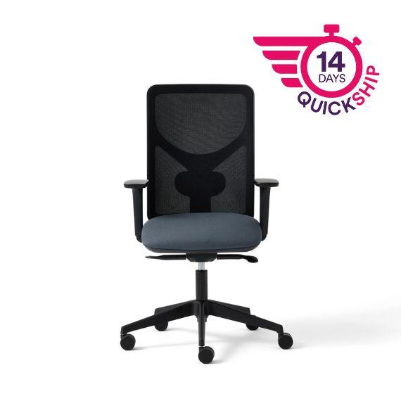 PPM90HA Pluto Plus Mesh Height Adjustable Arms Mesh Back Sychronised Mechanism