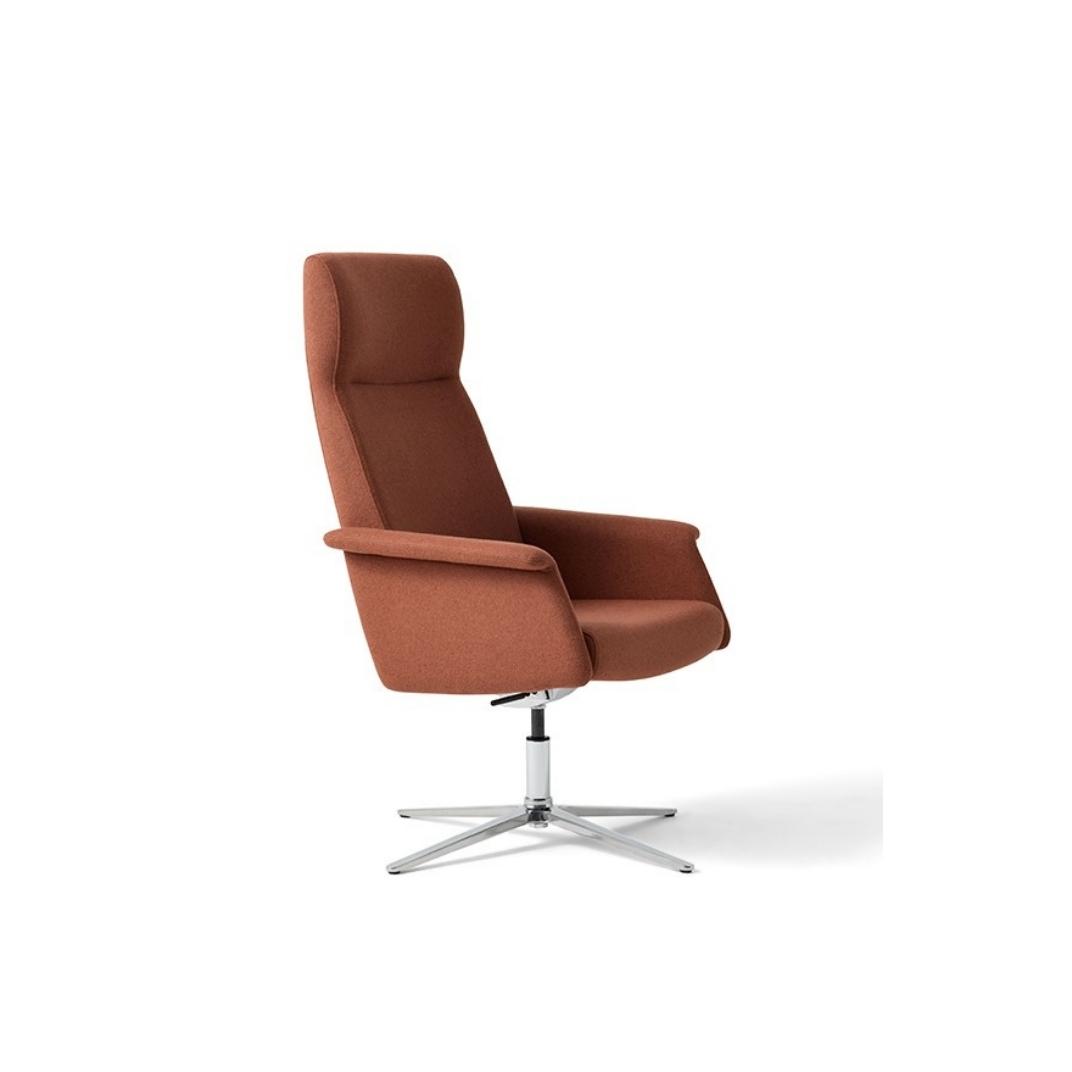 TNK02 Tonik Fixed Arms High Back Lounge Chair