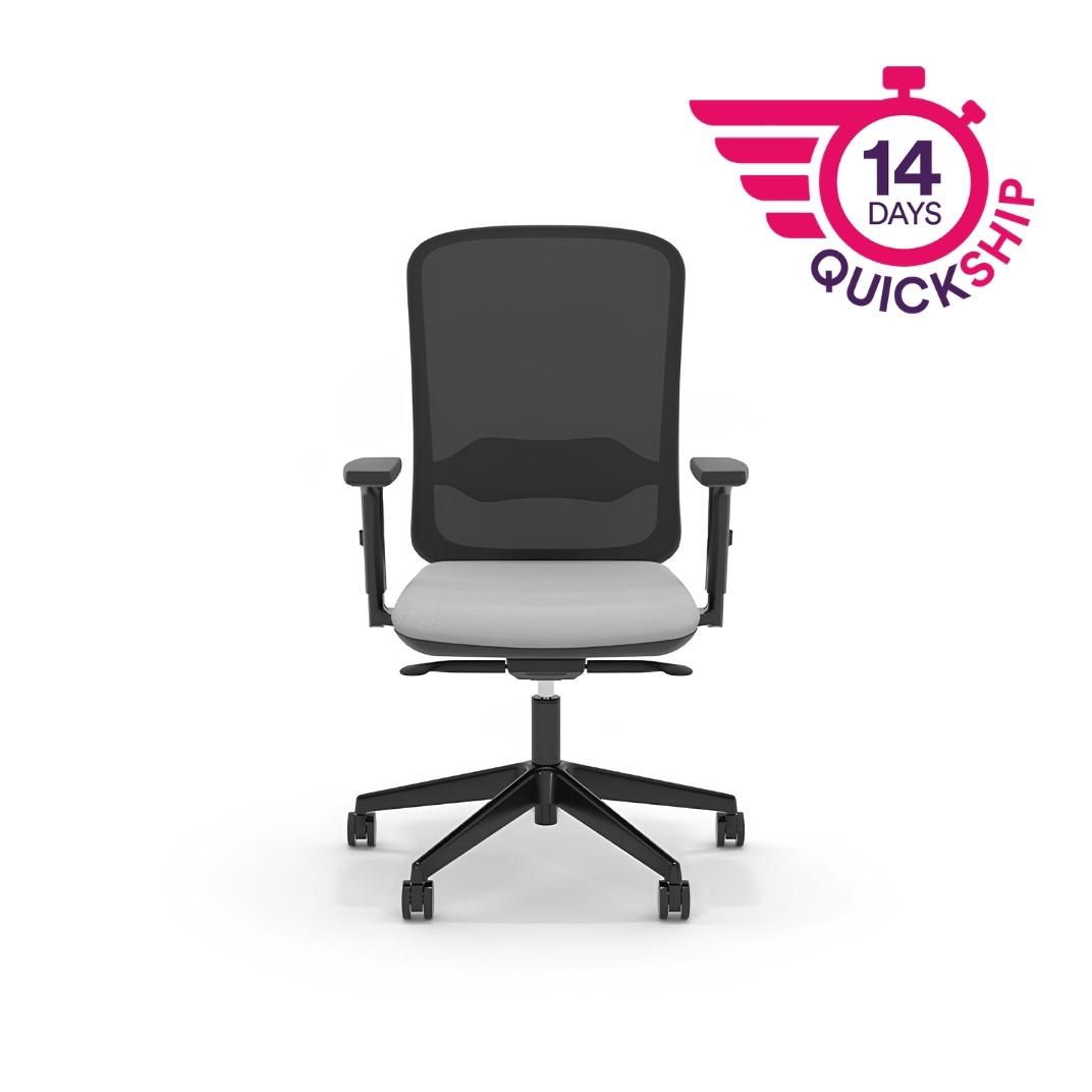 Juno Task Chair, Height Adjustable Arms