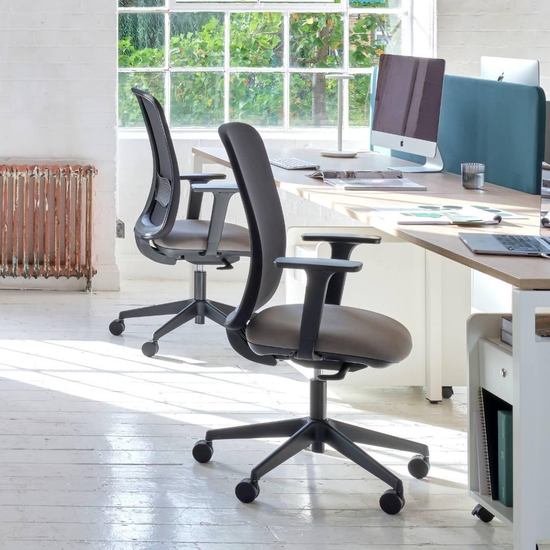 Juno Task Chair, Height Adjustable Arms