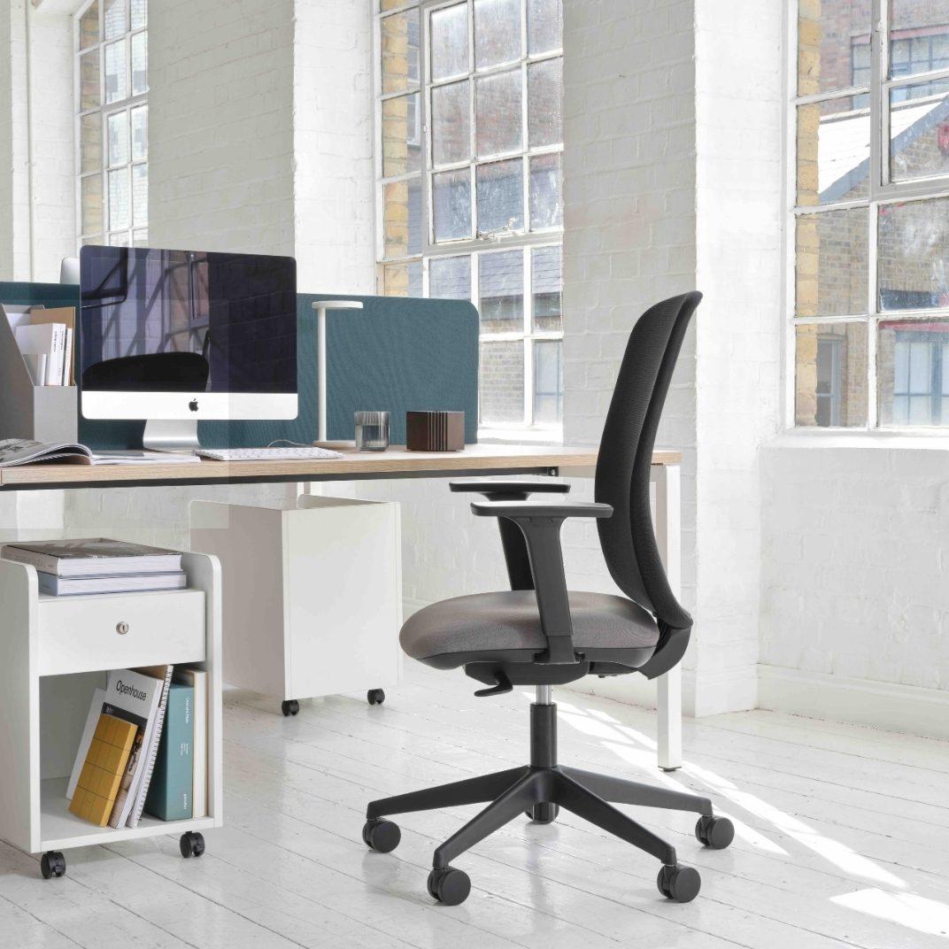 Juno Task Chair, Height Adjustable Arms