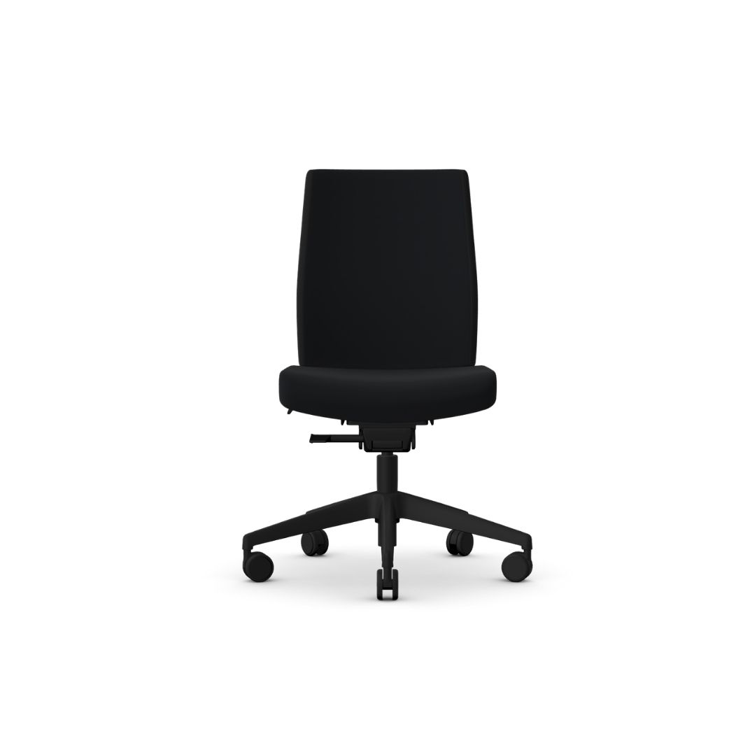 FLX2640 Freeflex Black Task Chair With Black Components, Without Arms
