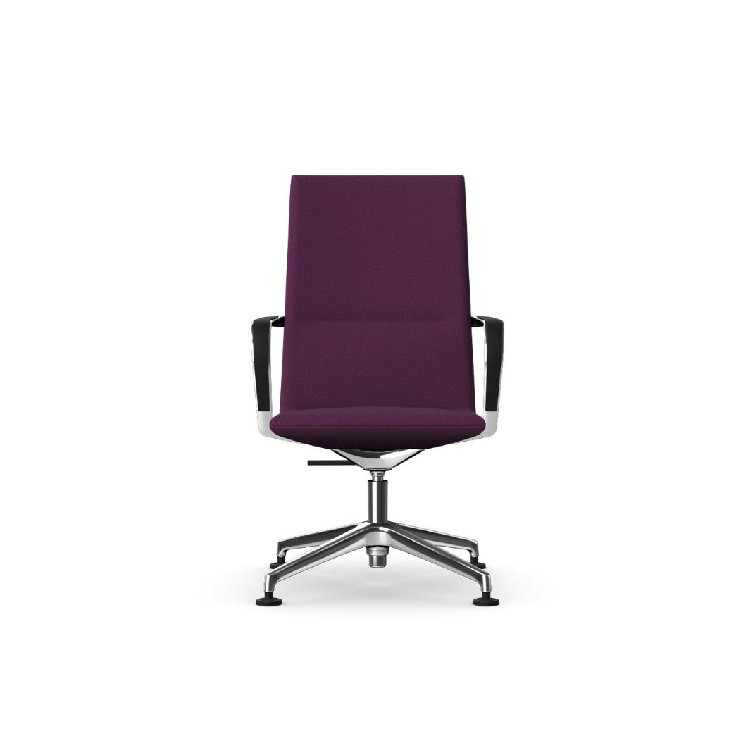 RAP124G Rapt Mid Back With Tilt Mechanism, 4 Star Base With Glides