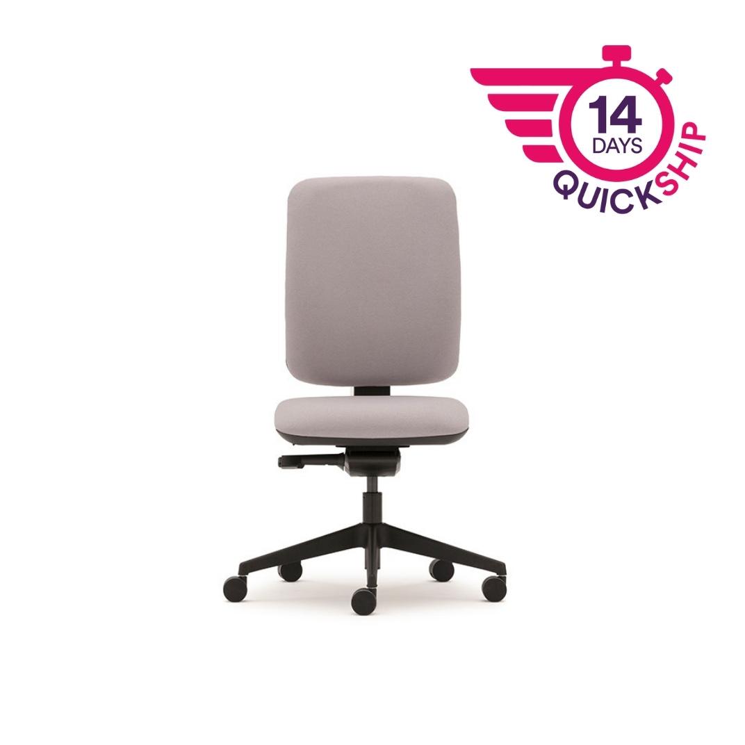 PP80 Pluto Plus No Arms,High back, Standard Seat Width Sychronised Mechanism*
