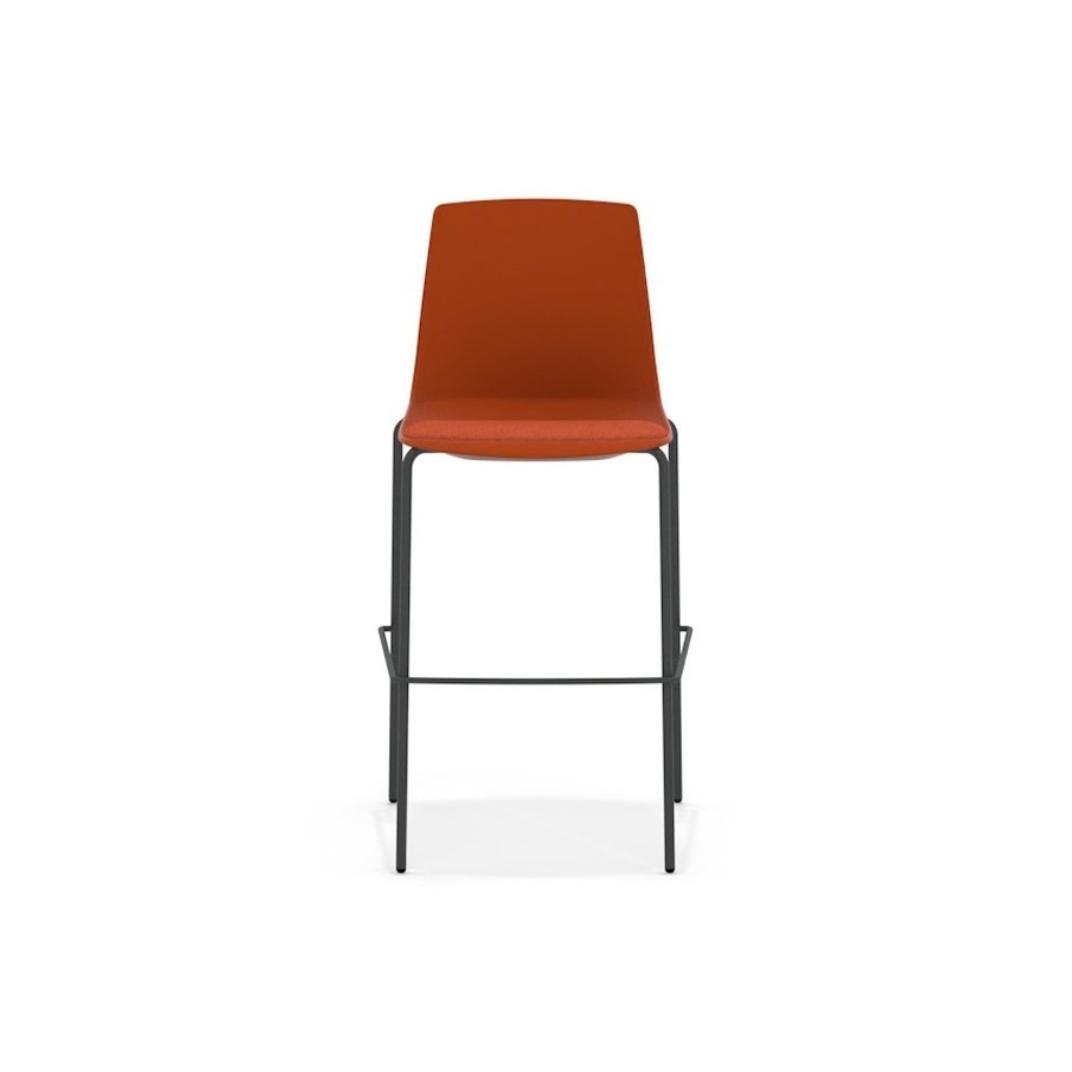 ARL 31 High Stool Frame, 4 Leg Frame, Upholstered Seat pad