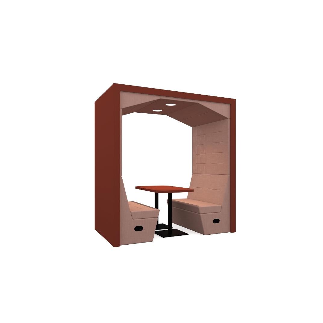 RYP-FAO4PS Railway Carriage Flat Roof (Arch) Open - 4 Seat