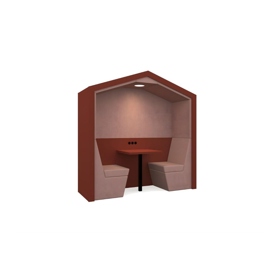 RYP-PIB2PS Railway Carriage Pitched Roof - 2 Seat