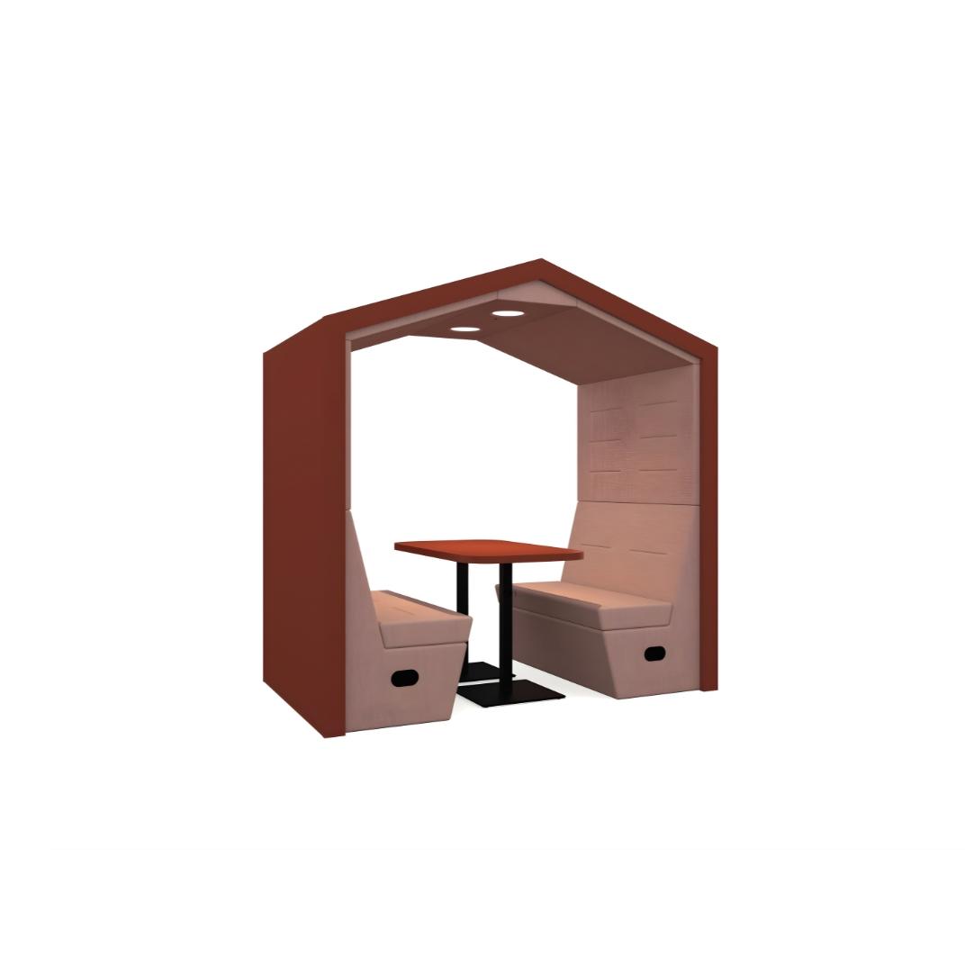 Spacestor - RYP-PIO4PS Railway Carriage Pitched Roof Open - 4 Seat